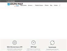 Tablet Screenshot of grupomult.com.br